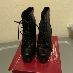 Black Platform Heels